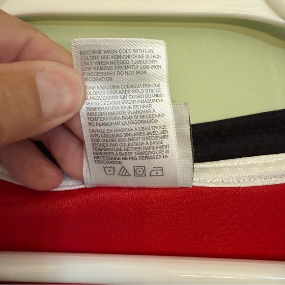 NHL red wings jersey Red and Black size 2XL hockey Detroit - Picture 5 of 12